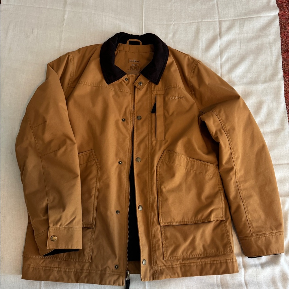 L.L. Bean Men's Tan Field Jacket, like NEW